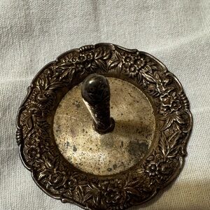 Vintage Kirk Sterling Silver rare ring holder